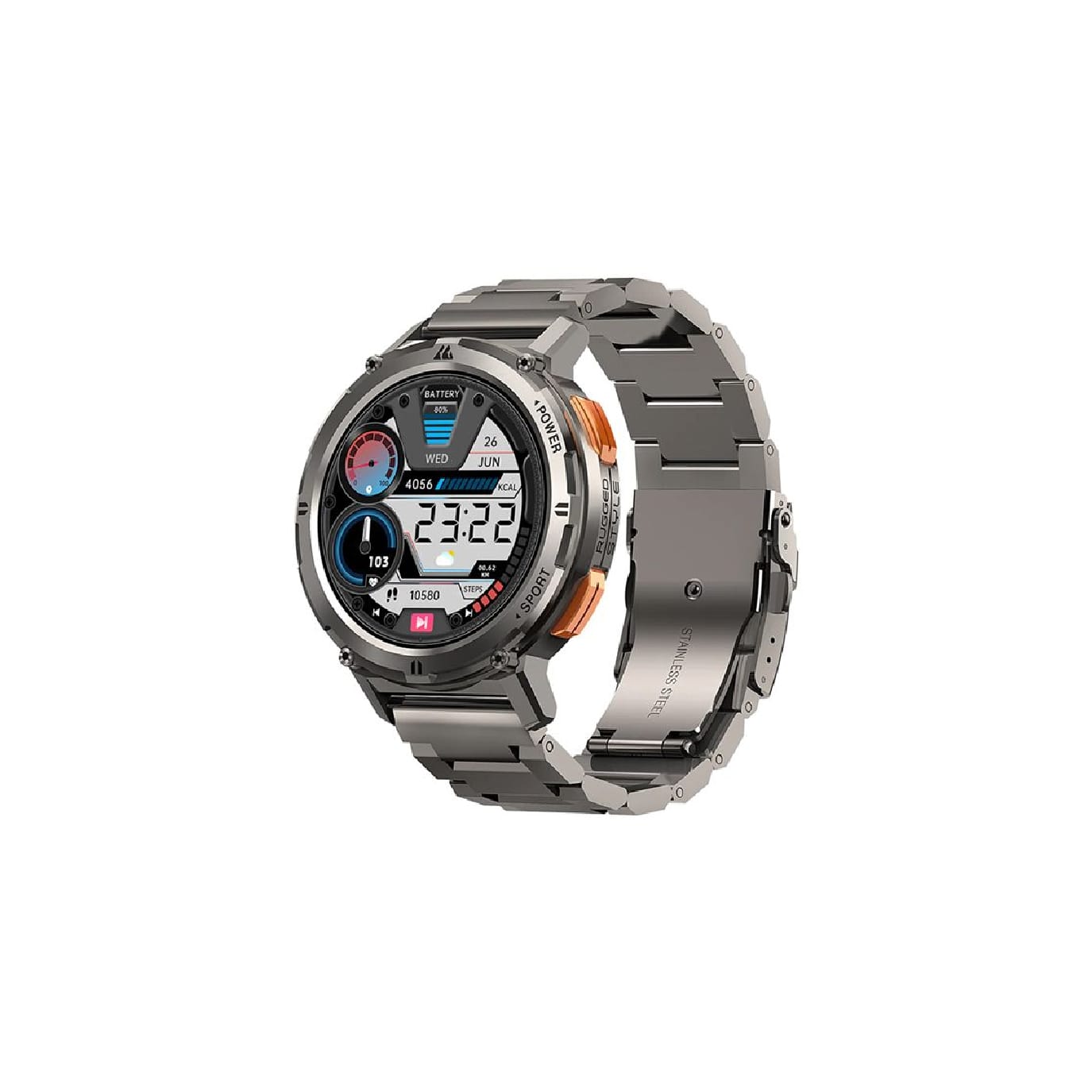 KOSPET TANK T2 Smartwatch - Special Edition Silver KOSPET TANK T2 Smartwatch - Special Edition - Image 1